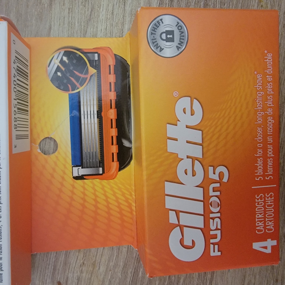 Fusion5 Orange Razor Cartridges